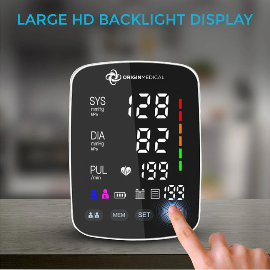 Automatic digital blood pressure monitor - Origin Medical