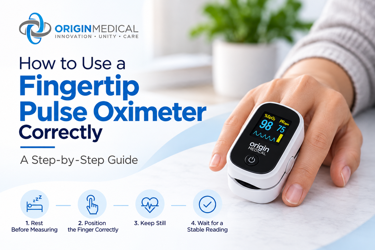 How to Use a Fingertip Pulse Oximeter Correctly: A Step-by-Step Guide