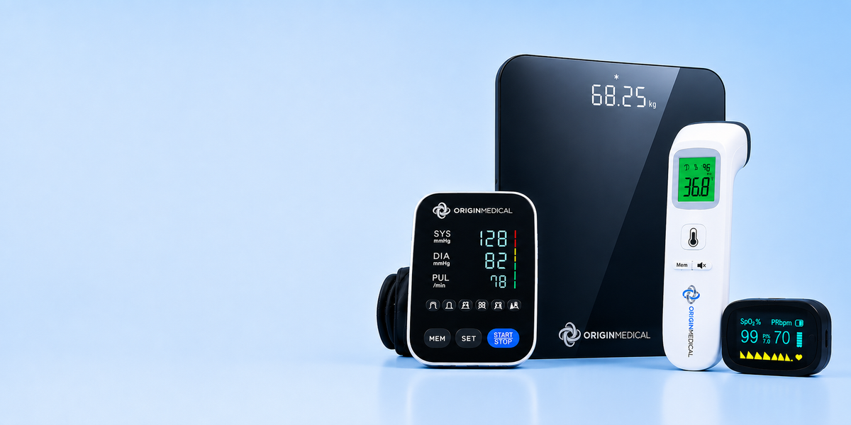 Family using Origin Medical devices