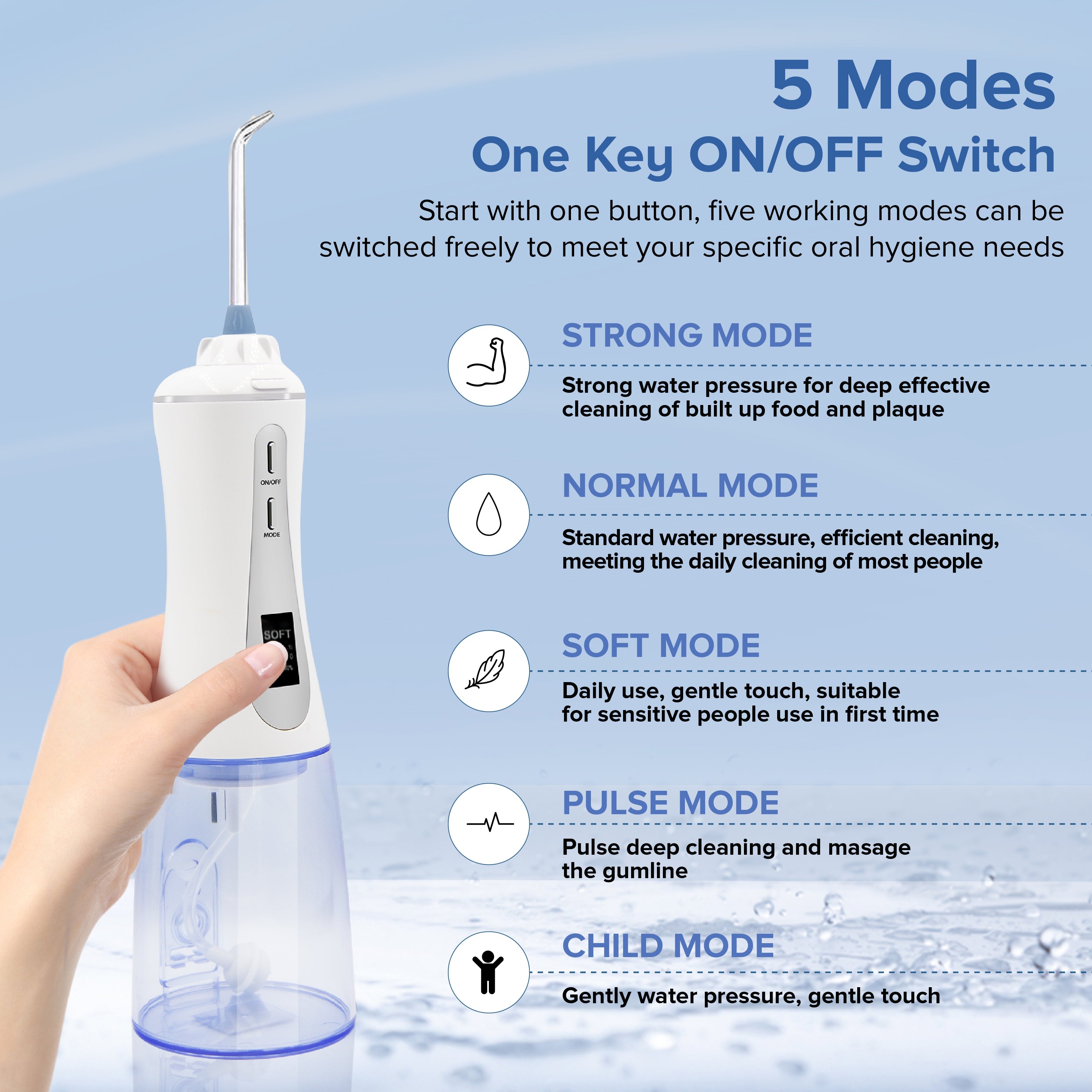 5 modes of oral hygiene